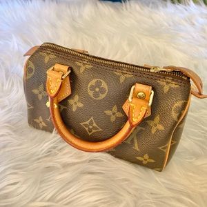 Authentic Louis Vuitton Mini Speedy Handbag